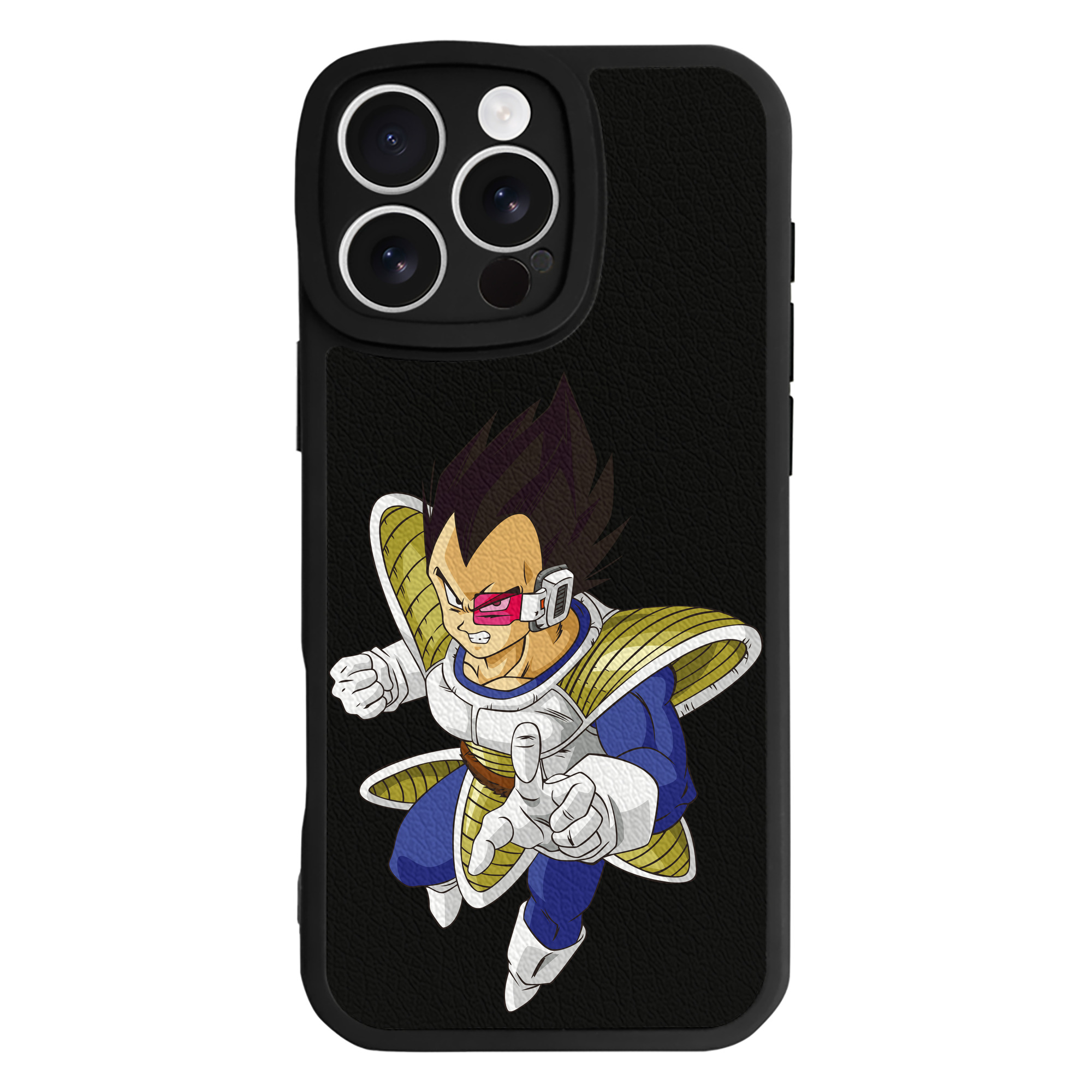 （画像用） ドラゴンボール ベジータ四世（Bejīta Yonsei）DRAGON BALL Vegeta IV 【iPhone 16シリーズ対応】シリコンスマホケース（レザー調） 材質：シリコン